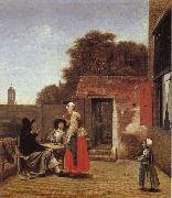 Dutch gard Pieter de Hooch